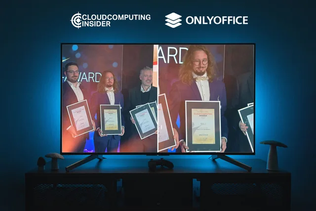 ONLYOFFICE Wins Gold at the Cloud Computing Insider Awards 2025